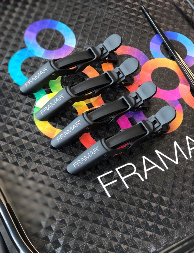 Framar Hajcsipesz gumírozott fogas 4db fekete (Gator Grips Black) (SKU: 91002) képe 1